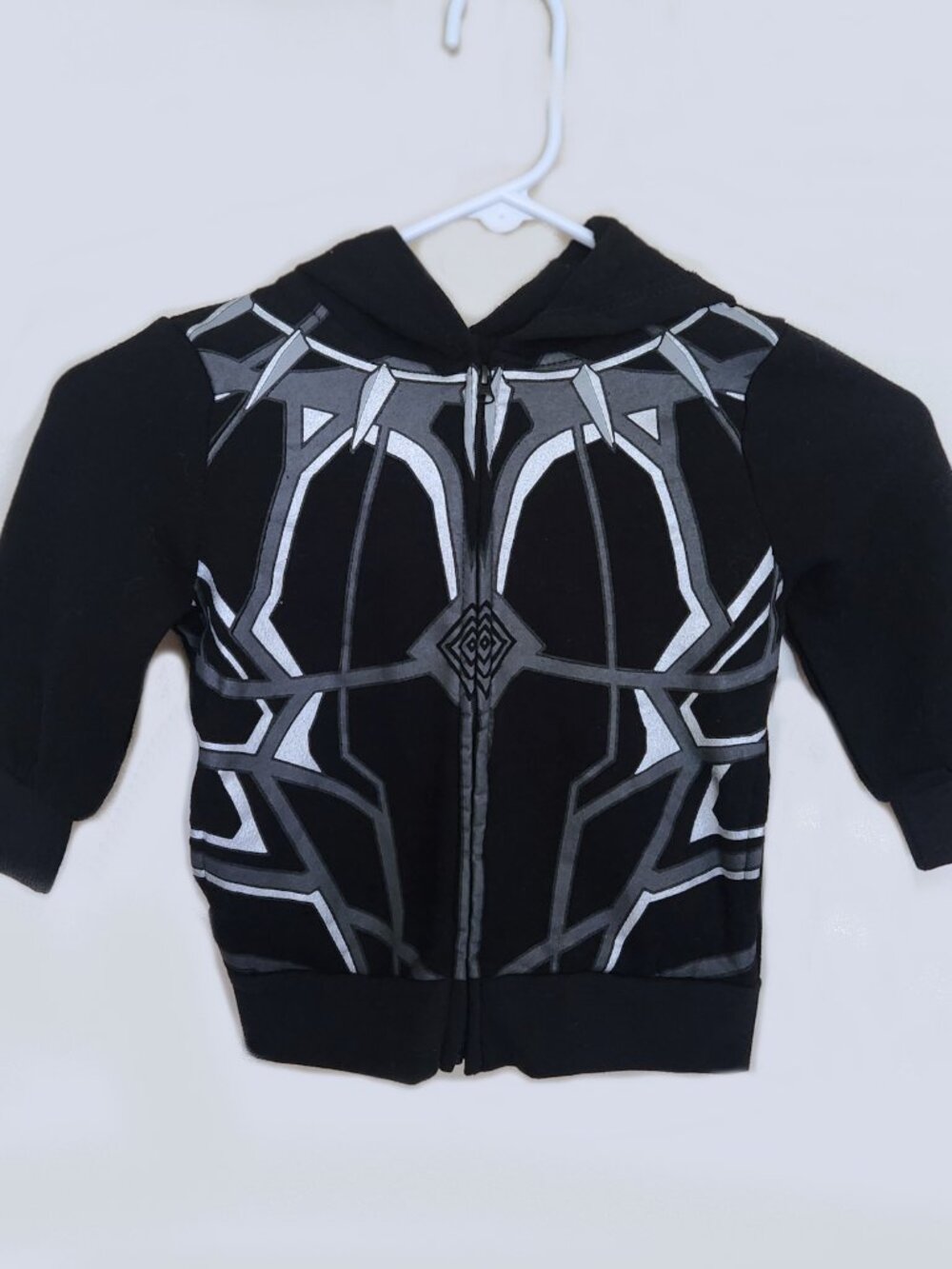 Marvel Studios The Infinity Saga Toddler Size 2 Black Hoodie Zip up Sweatshirt